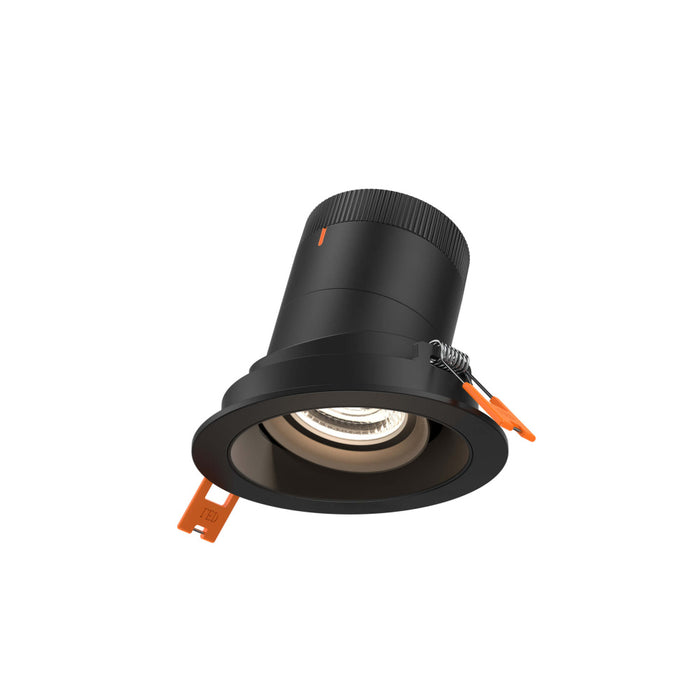 3in Modular Downlight, , 20 Degree Beam Angle, Gimbal Reflector, Black, Black Trim | RC03-CC-20-GMBBK-TBK