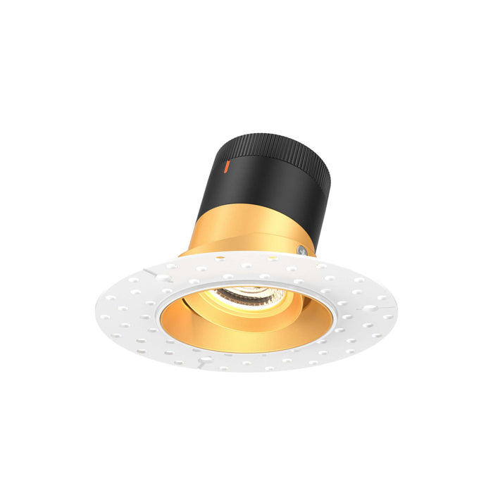 3in Modular Downlight, , 20 Degree Beam Angle, Gimbal Reflector, Gold, Trimless | RC03-CC-20-GMBGD-TL