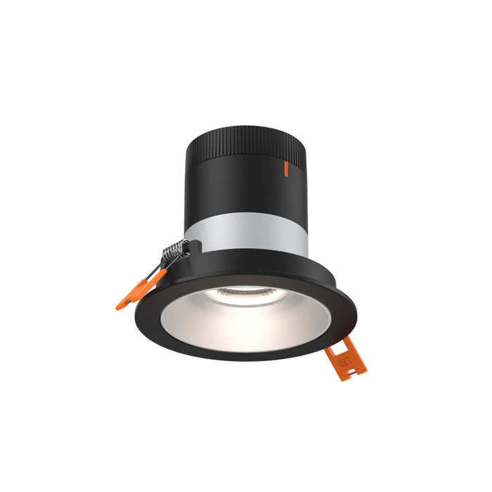 3in Modular Downlight, 5cct, 35 Degree Beam Angle, Regressed, Alzak, Black Trim | RC03CC35RGAZTBK