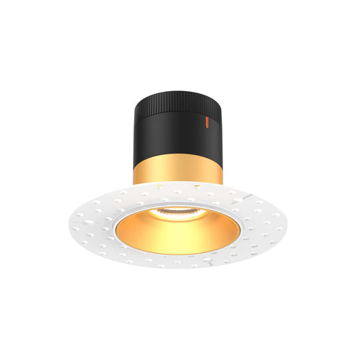 3in Modular Downlight, 5cct, 60 Degree Beam Angle, Regressed, Gold, Trimless | RC03-CC-60-RGGD-TL