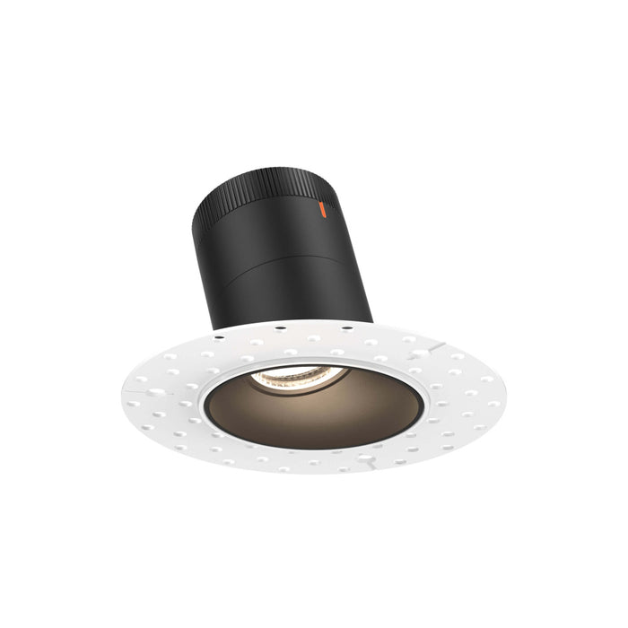 3in Modular Downlight, 5cct, 60 Degree Beam Angle, Slope Ceiling, Black,trimless | RC03CC60SLBKTL