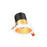 3in Modular Downlight, 5cct, 20 Degree Beam Angle, Slope Ceiling, Gold, White Trim | RC03CC20SLGDTWH