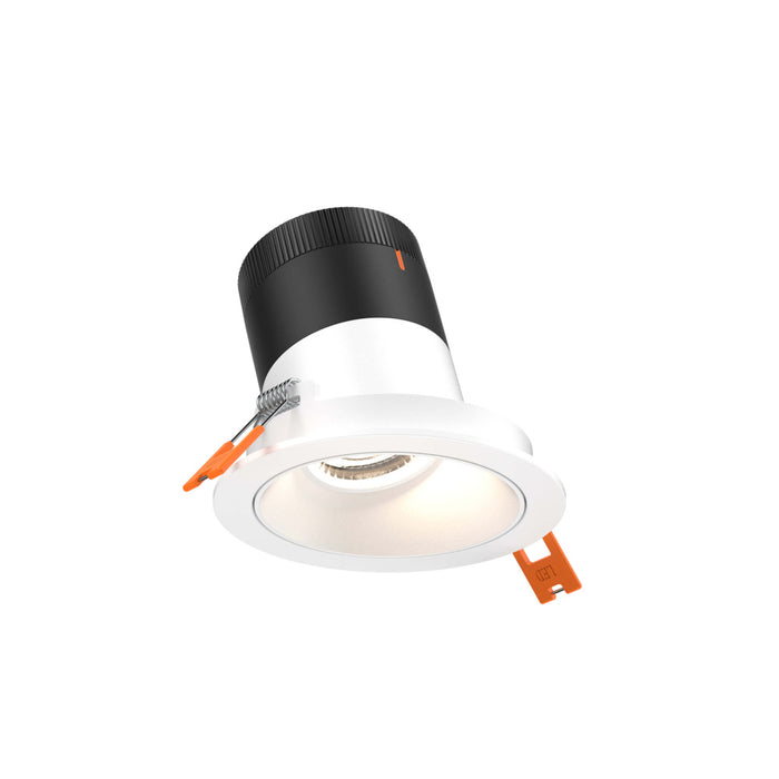 3in Modular Downlight, 5cct, 60 Degree Beam Angle, Slope Ceiling, White, White Trim | RC03CC60SLWHTWH
