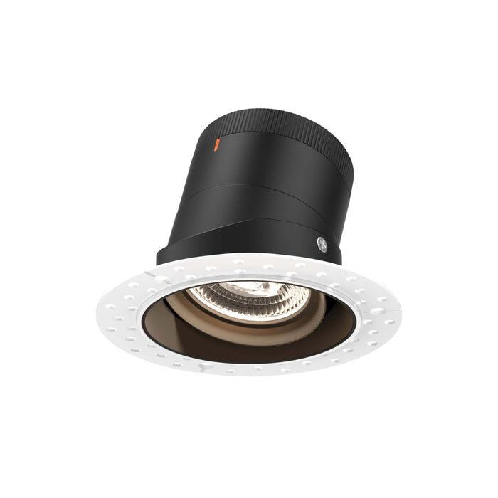 4in Modular Downlight, , 20 Degree Beam Angle, Gimbal Reflector, Black, Trimless | RC04CC20GMBBKTL