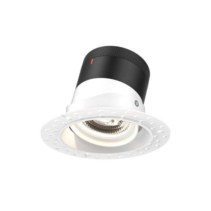 4in Modular Downlight, , 60 Degree Beam Angle, Gimbal Reflector, White, Trimless | RC04-CC-60-GMBWH-TL