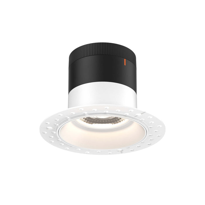 4in Modular Downlight, 5cct, 35 Degree Beam Angle, Regressed, White,trimless | RC04CC35RGWHTL