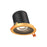 4in Modular Downlight, 5cct, 20 Degree Beam Angle, Slope Ceiling, Black, Gold Trim | RC04CC20SLBKTGD