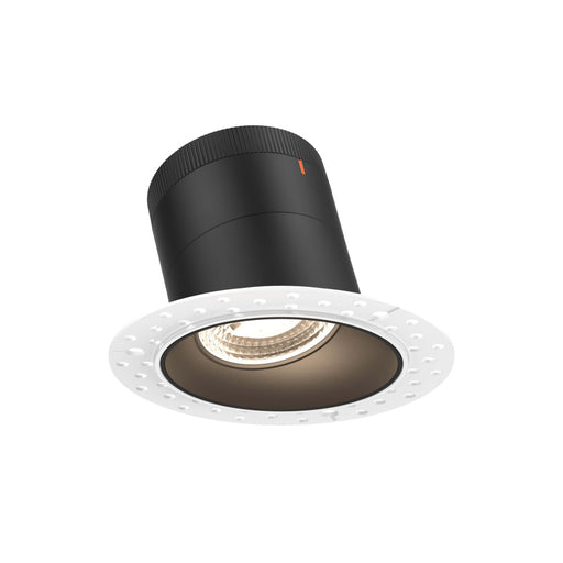 4in Modular Downlight, 5cct, 35 Degree Beam Angle, Slope Ceiling, Black,trimless | RC04CC35SLBKTL