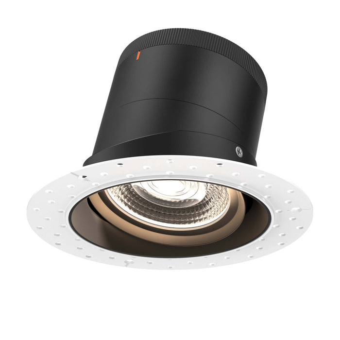 6in Modular Downlight, , 60 Degree Beam Angle, Gimbal Reflector, Black, Trimless | RC06-CC-60-GMBBK-TL