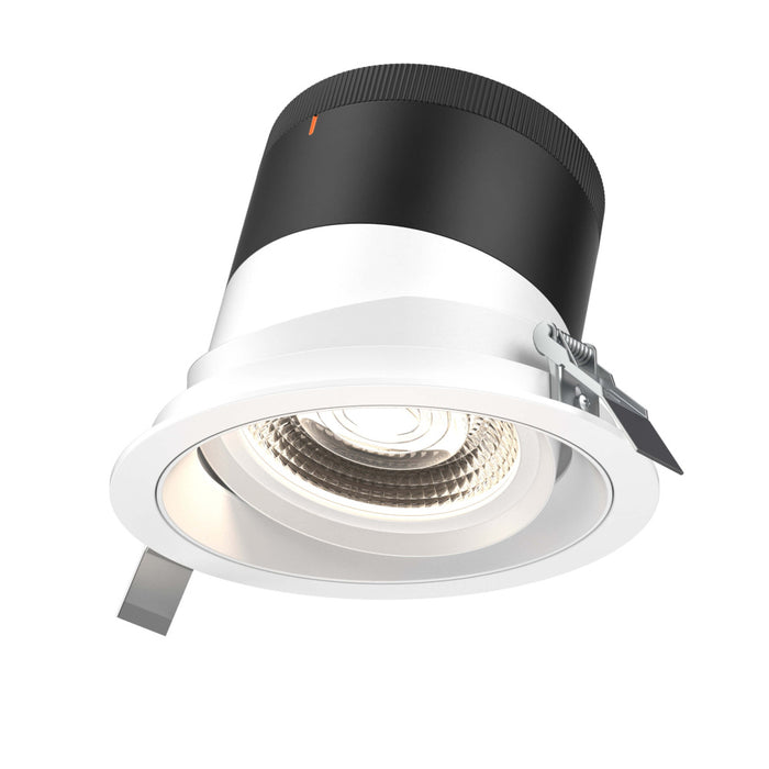 6in Modular Downlight, , 35 Degree Beam Angle, Gimbal Reflector, White, White Trim | RC06-CC-35-GMBWH-TWH