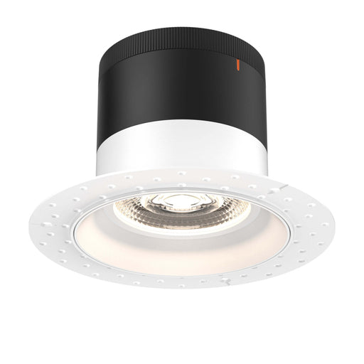 6in Modular Downlight, 5cct, 60 Degree Beam Angle, Regressed, White,trimless | RC06-CC-60-RGWH-TL