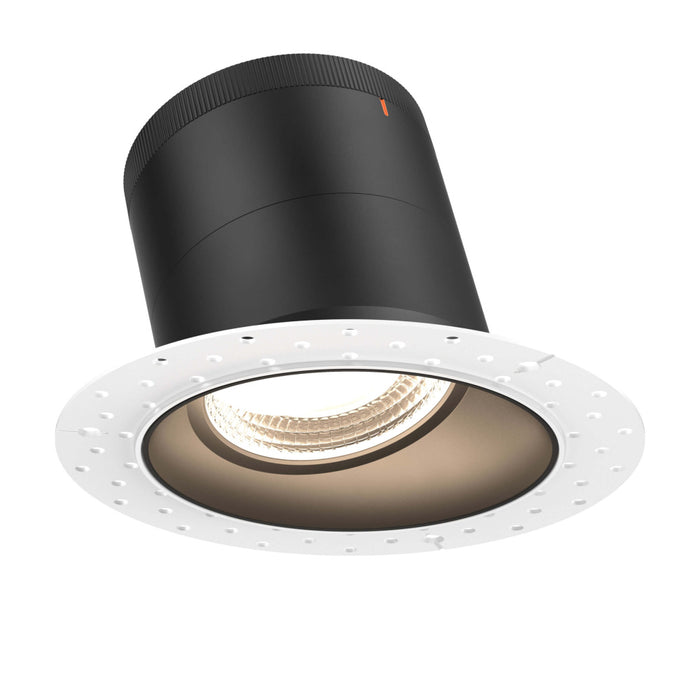 6in Modular Downlight, 5cct, 35 Degree Beam Angle, Slope Ceiling, Black,trimless | RC06CC35SLBKTL