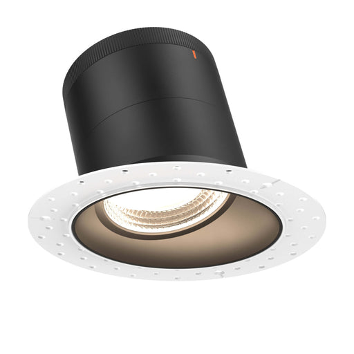 6in Modular Downlight, 5cct, 60 Degree Beam Angle, Slope Ceiling, Black,trimless | RC06CC60SLBKTL