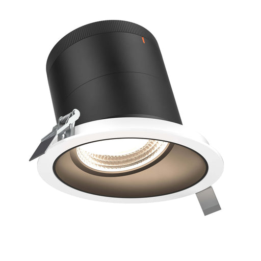 6in Modular Downlight, 5cct, 60 Degree Beam Angle, Slope Ceiling, Black, White Trim | RC06CC60SLBKTWH