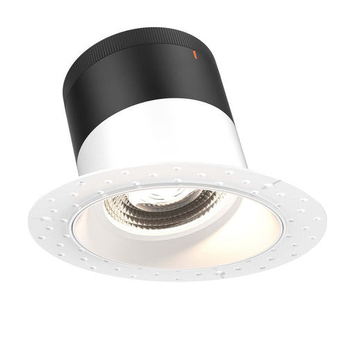6in Modular Downlight, 5cct, 20 Degree Beam Angle, Slope Ceiling, White,trimless | RC06CC20SLWHTL
