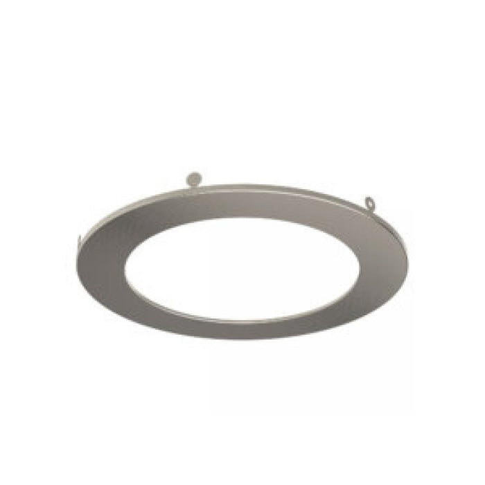 Dals 6in Trim Round, Satin Nickel