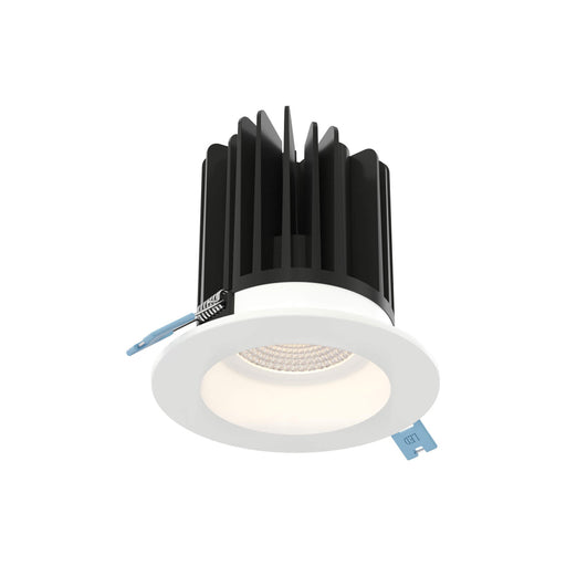 Round Regressed Recessed Light - High Power - Universal 120v-347v, 0-10v Dimming | RGR4HP-CC-V-WH