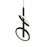 Ring Family, Pendant 2 Rings, 5cct | RRPD2CCBK