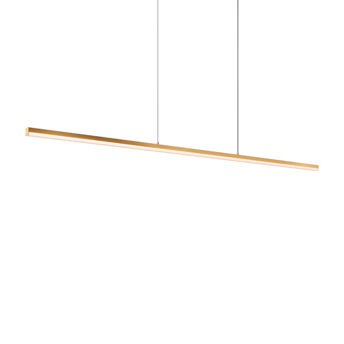 60'' Slim Linear Pendant, 5cct | SLPD60-CC-GD