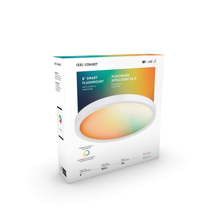 8 Inch Smart Rgb+cct Flush Mount | SMFM08WH