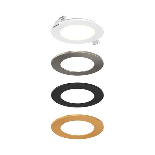 Recessed Panel Light With Included Trims - Universal 120v-347v, 0-10v Dimming | SPN4-CC-V-3T