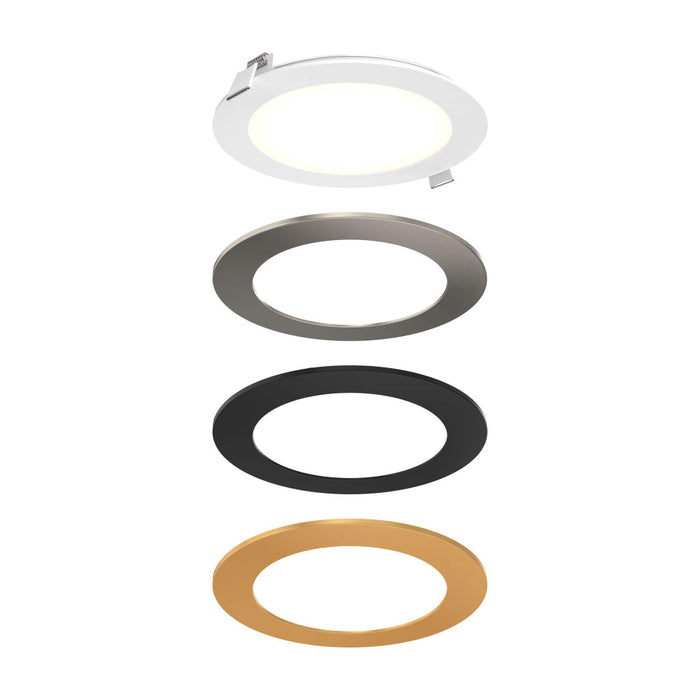 Recessed Panel Light With Included Trims | SPN6-CC-3T