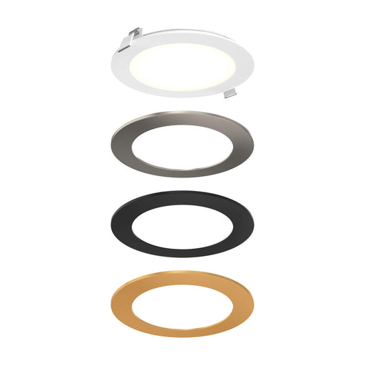 Recessed Panel Light With Included Trims - Universal 120v-347v, 0-10v Dimming | SPN6-CC-V-3T