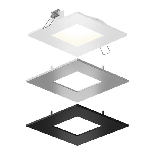 Dals 6 Inch Square LED Recessed Panel Light with Multi Trim