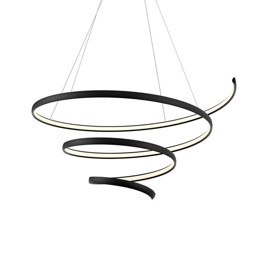 34" Spiral Pendant | SPR34-CC-BK