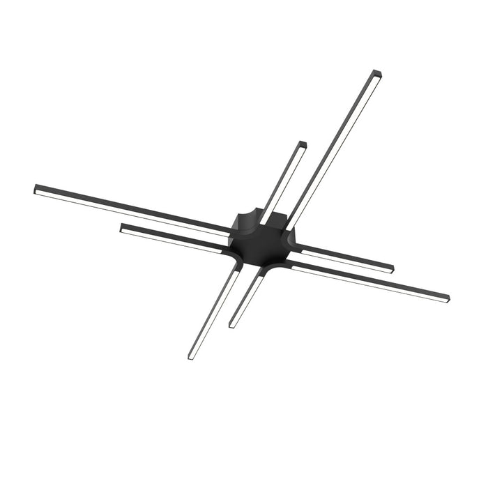 32 Inch Star Led Flush Mount | STRFM3KBK