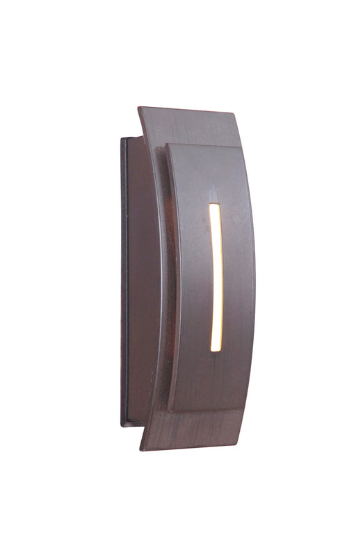Craftmade Surface Mount Contemporary Curved LED Lighted Touch Button in Aged Iron