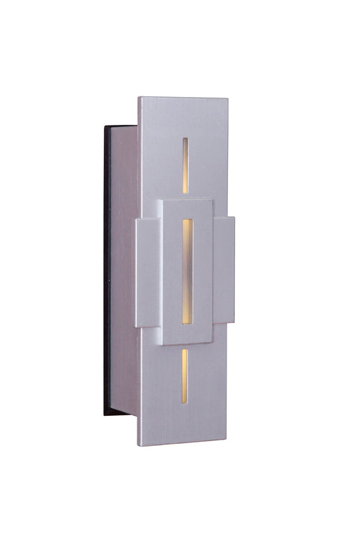 Craftmade Surface Mount Stacked Rectangles LED Lighted Touch Button in Brushed Nickel