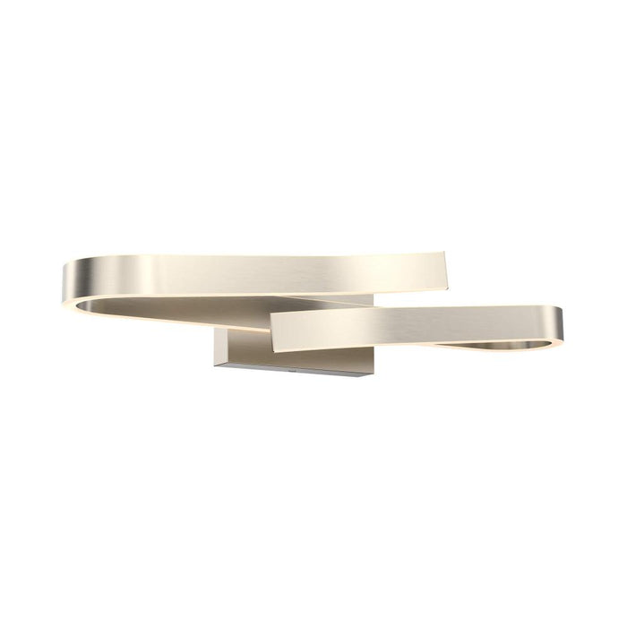 Dals Curled Rectangular Vanity Wall Sconce