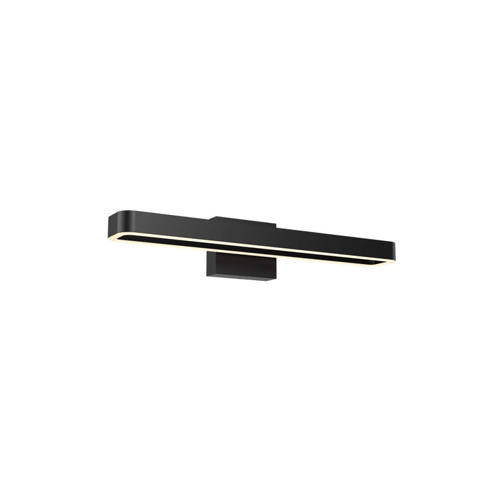 Rectangular Swivel Vanity Wall Sconce 24'' Black | VSW24-CC-BK