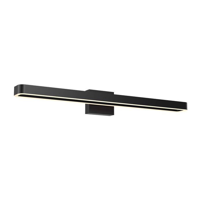 Rectangular Swivel Vanity Wall Sconce 36'' Black | VSW36-CC-BK