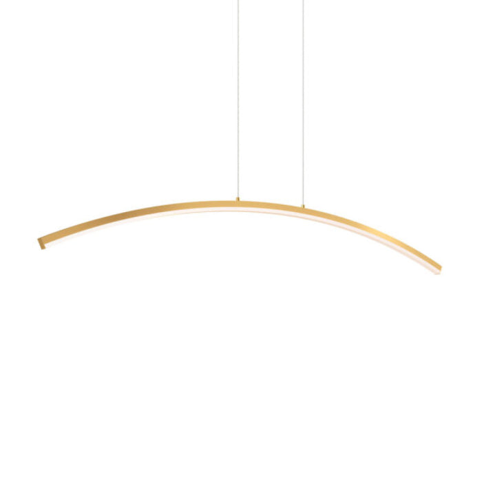 Curved Pendant | W1PD48-CC-GD