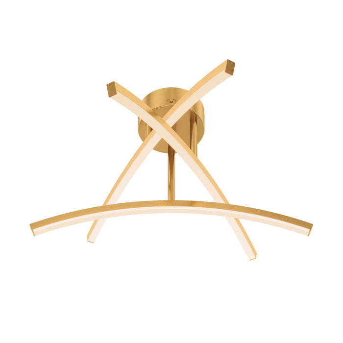 3 Curved Branch Flush Mount | W3FMCCGD
