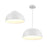 20in 21 Pendant And Flush Mount, 6 Stems | NAPF20CCWH