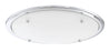 Craftmade Round White Frosted Convex Glass with CH Hardware