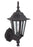 Craftmade Straight Glass Cast 1 Light Small Outdoor Wall Mount in Rust