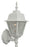 Craftmade Coach Lights Cast 1 Light Small Outdoor Wall Lantern in Textured White