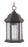 Craftmade Hex Style Cast 1 Light Outdoor Pendant in Textured Black (Clear Seeded Glass)