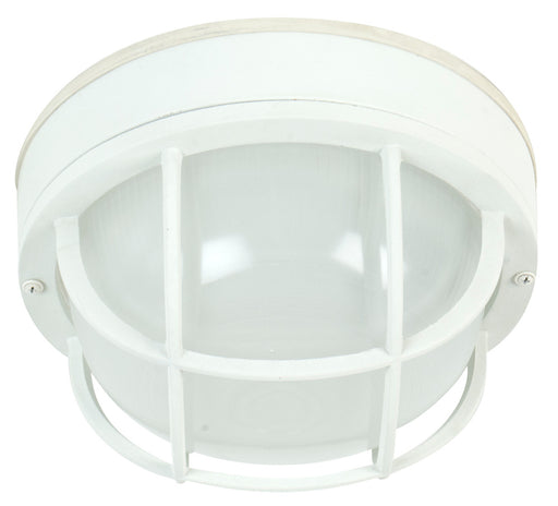 Craftmade Round Bulkhead 1 Light Large Flush/Wall Mount in Textured White