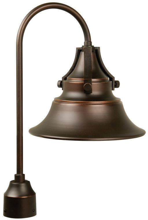 Craftmade Union 1 Light Outdoor Post Mount in Oiled Bronze Gilded
