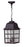 Craftmade Grid Cage 3 Light Outdoor Pendant in Textured Black