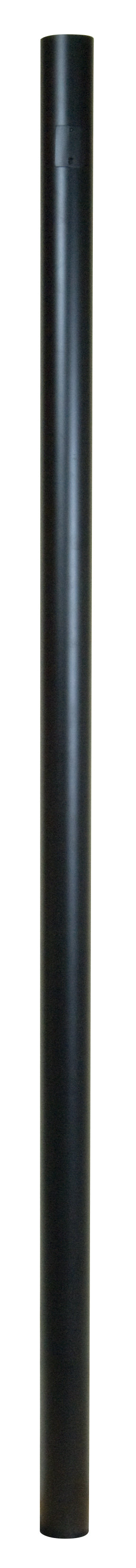 Craftmade 84" Smooth Direct Burial Post in Textured Black