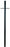 Craftmade 84" Smooth Direct Burial Post w/ Photocell in Textured Black