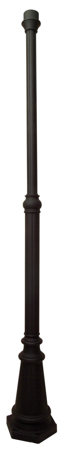 Craftmade 80" Pad Mount Post in Textured Black
