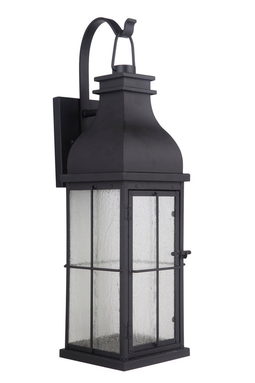 Craftmade Vincent 1 Light Small LED Outdoor Wall Lantern in Midnight