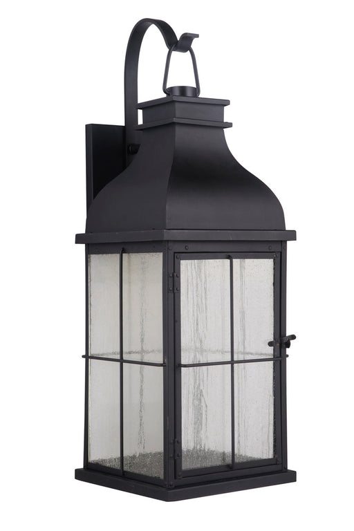 Craftmade Vincent 1 Light Large LED Outdoor Wall Lantern in Midnight